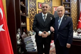 Tahliye Edilen Selahattin Yılmaz MHP Lideri Devlet Bahçeli'yi Makamında Ziyaret Etti