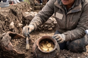 Almanya'da Amatör Arkeolog 3,1 Kilogramlık Tarihi Roma Sikke Hazinesi Buldu