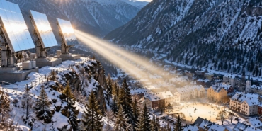 Norveç'in Rjukan kasabası kış aylarında güneş ışığına dev aynalarla kavuşuyor